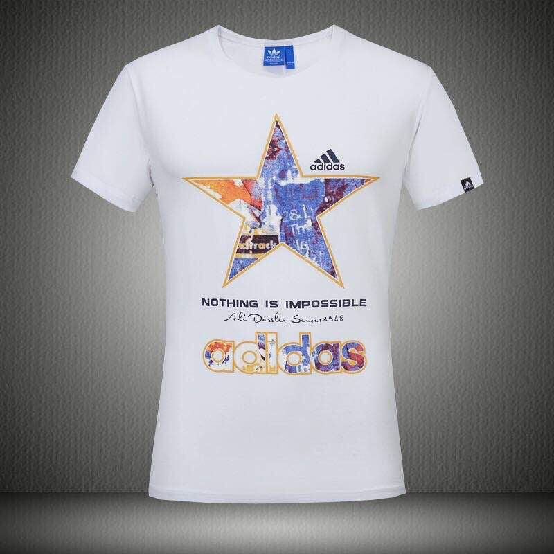Adidas Star Logo Nothing Is Impossible T-shirt White - Obeezi