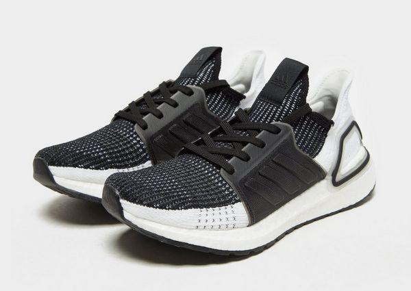 Adidas Ultra Boost 19 Black/White Sneakers - Obeezi