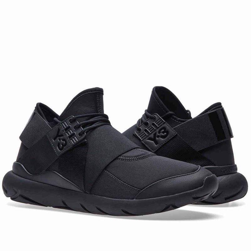 ADIDAS Y-3 QASA HIGH Black Sneakers - Obeezi