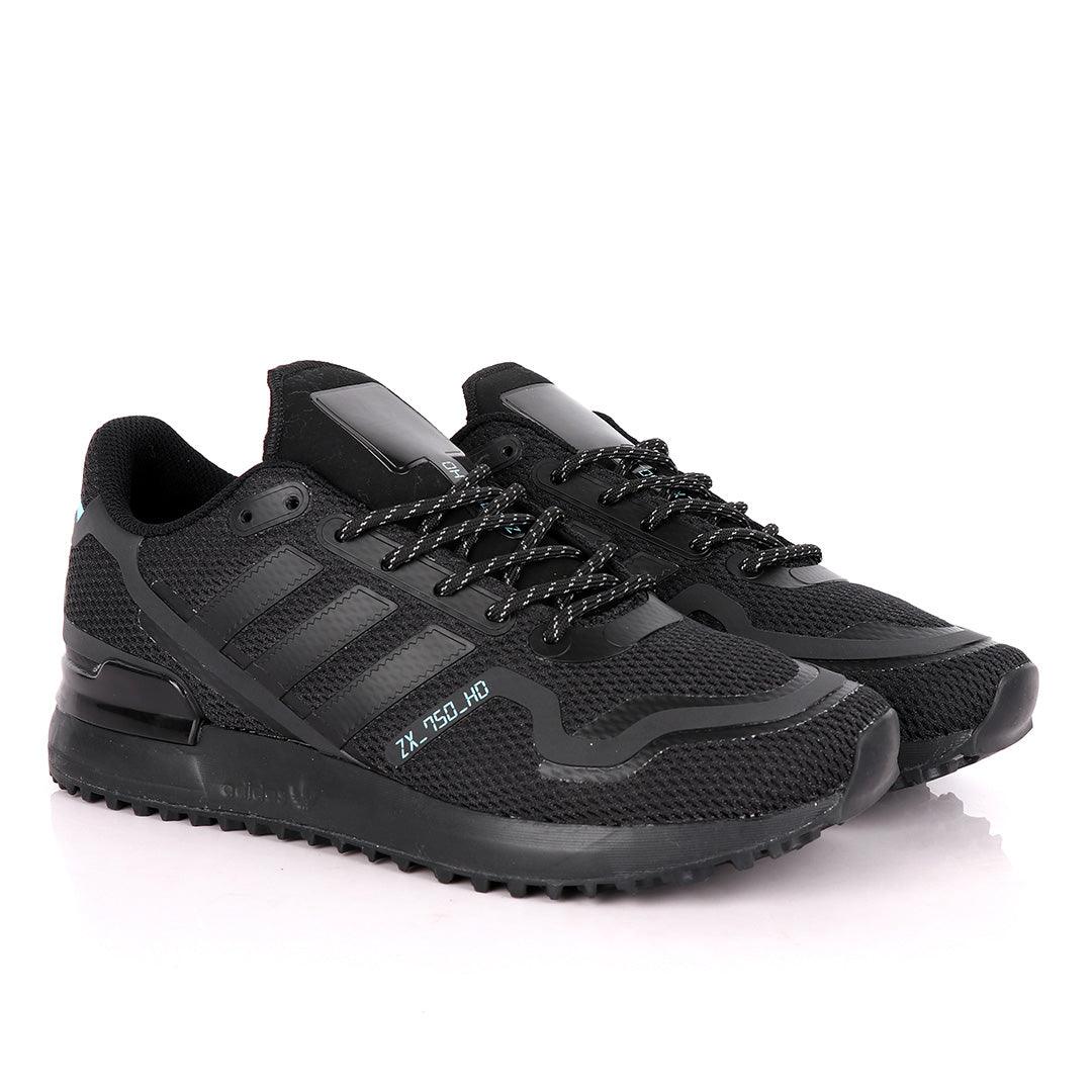 Adidas ZX 750 HD Black Sneakers - Obeezi