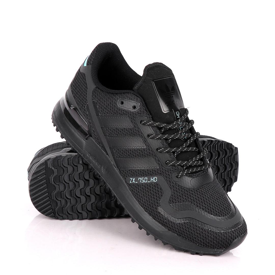 Adidas ZX 750 HD Black Sneakers - Obeezi