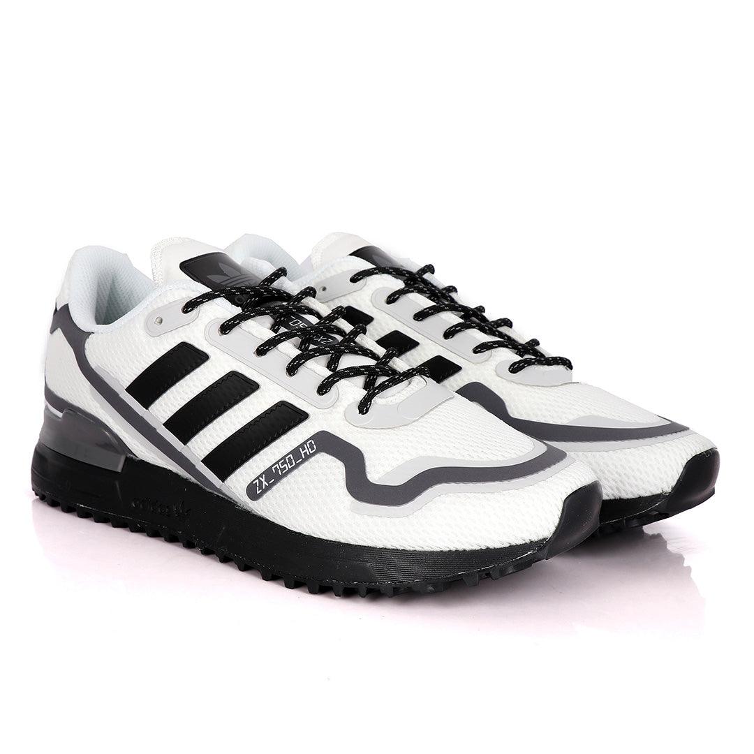 Adidas ZX 750 HD White And Grey Sneakers - Obeezi