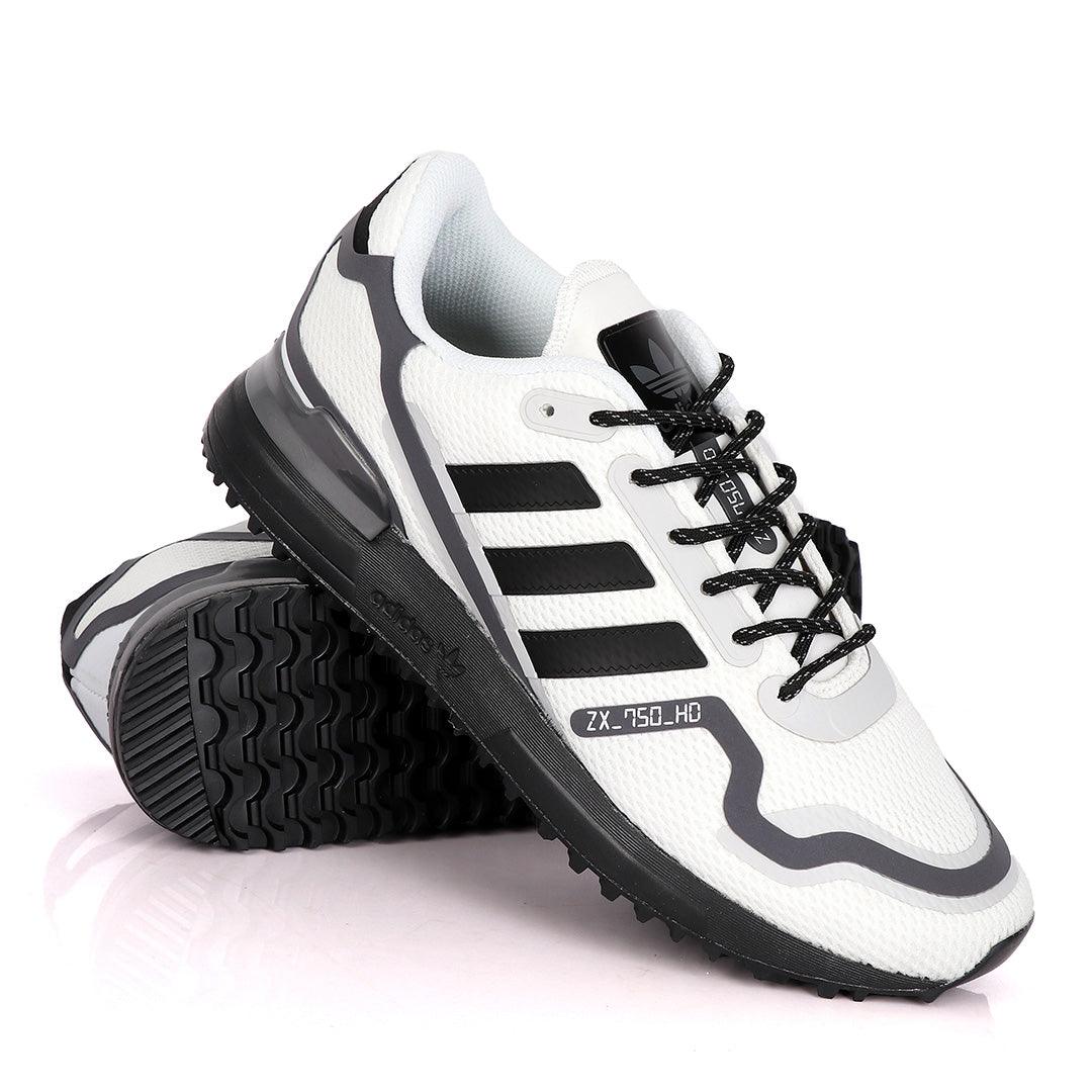 Adidas ZX 750 HD White And Grey Sneakers - Obeezi