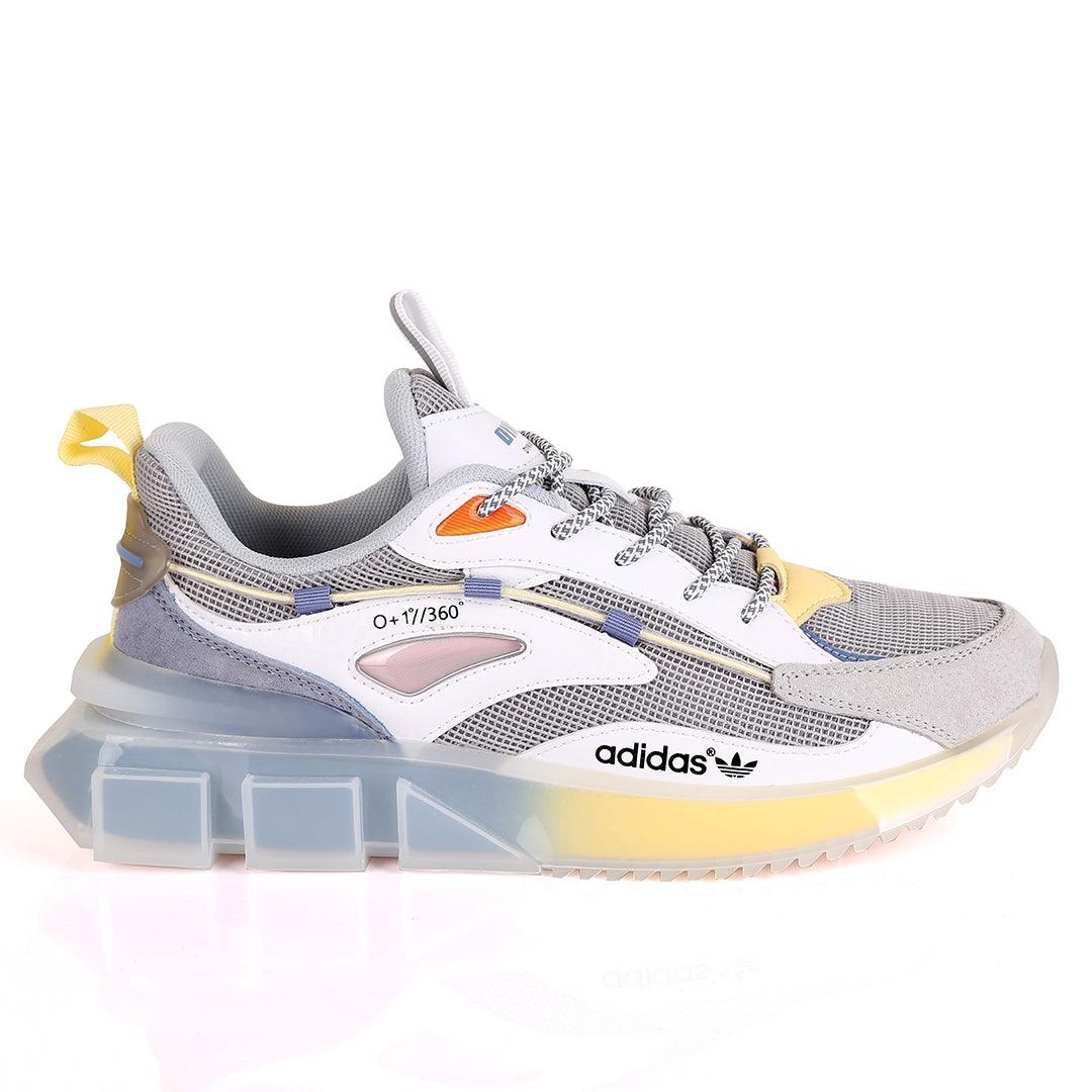 Adids Dynamic 360 White Designed Sneakers - Obeezi.com