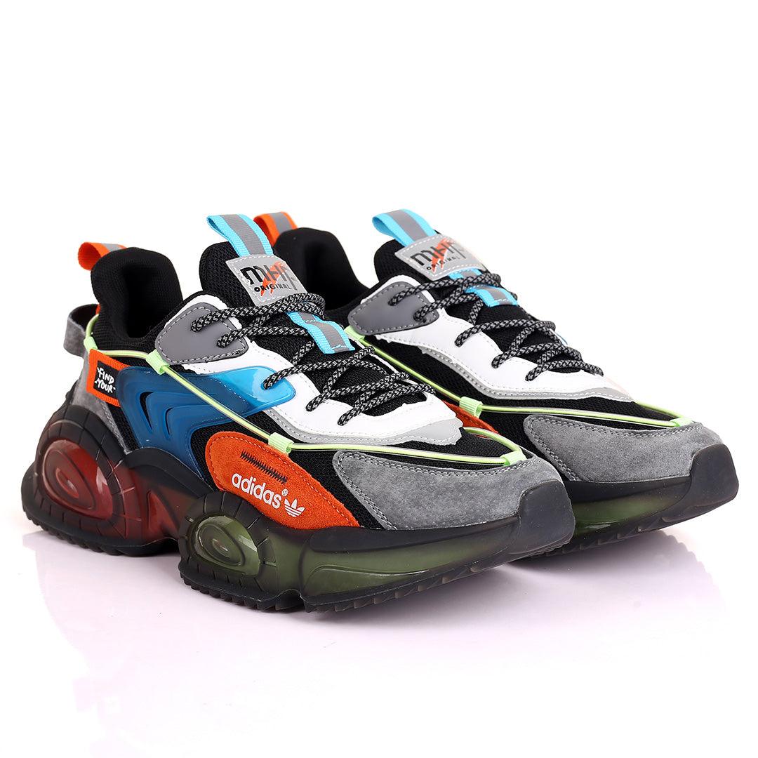 Adids MHP Multi-Coloured Designed High Heel Sneakers - Obeezi.com