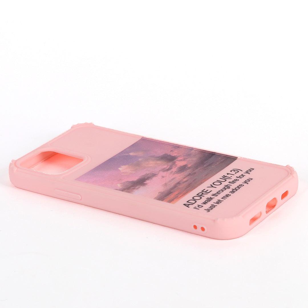 Adore You 1.0 Quote Printed Customized iPhone Case-Pink - Obeezi.com