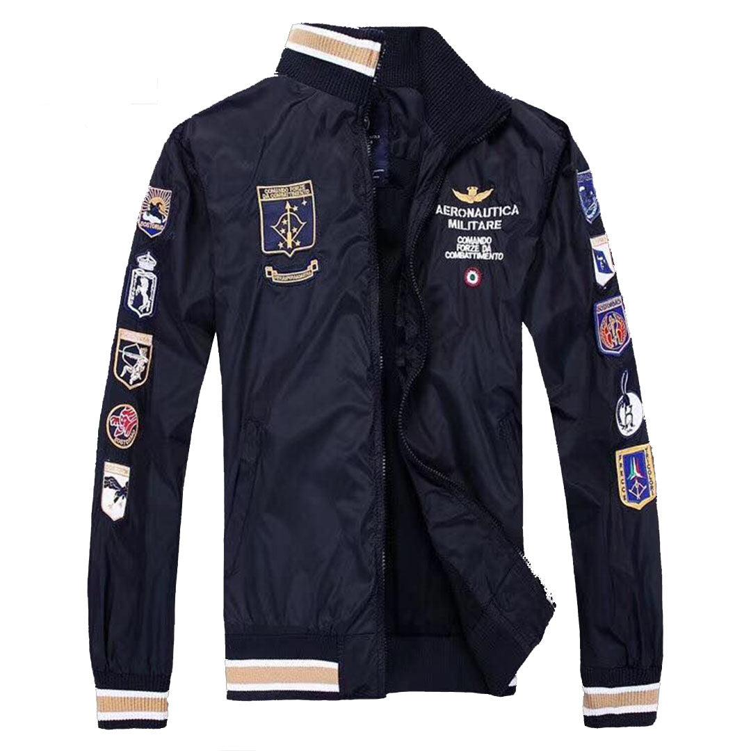 Aeronautica Militare Comando Forze Black Track Jacket - Obeezi