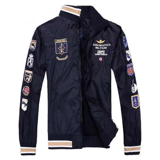 Aeronautica Militare Comando Forze Black Track Jacket - Obeezi