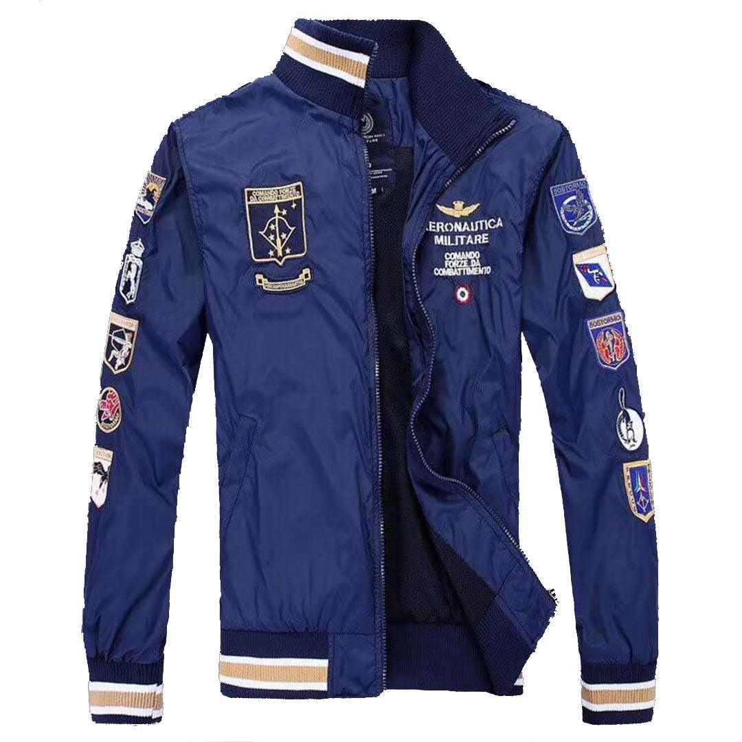 Aeronautica Militare Comando Forze NavyBlue Track Jacket - Obeezi