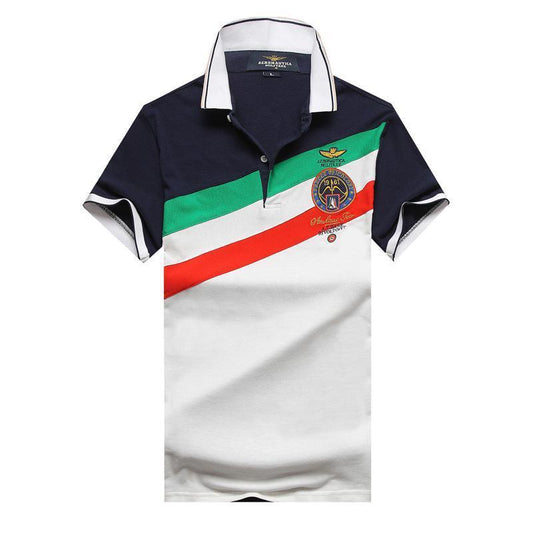 Aeronautica Millitare 1961 A.F Base Rivoltovit Multicoloured Shorts Polo - Obeezi