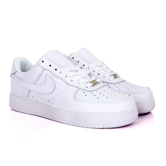 Air Force Nk Pressure 107 All White Sneakers - Obeezi