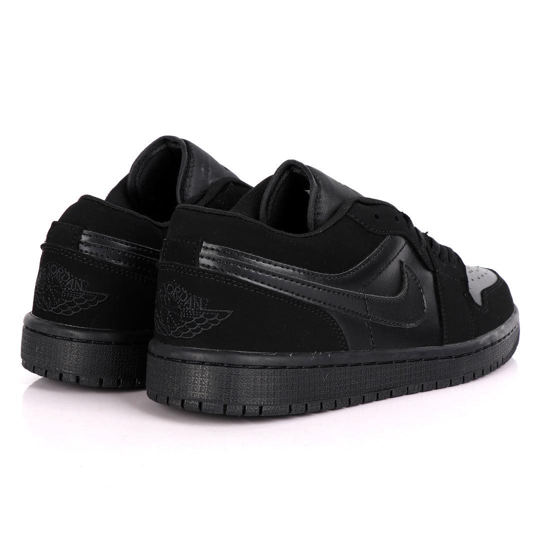 Air Jordan 1 Low All Black Sneakers - Obeezi