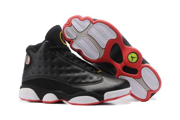 Air Jordan 13 Playoffs Black Red Hightop Sneakers - Obeezi
