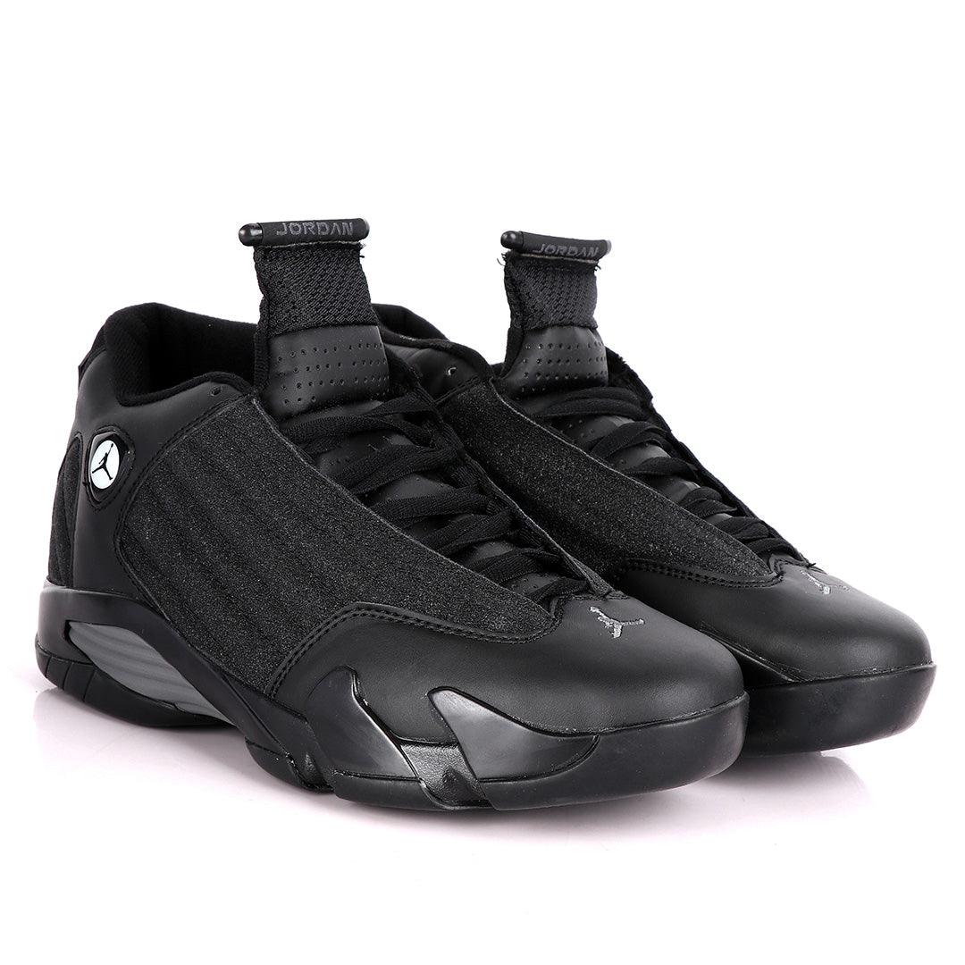 Air Jordan 14 Retro All Black Bumblebee Bourdon Sneakers - Obeezi