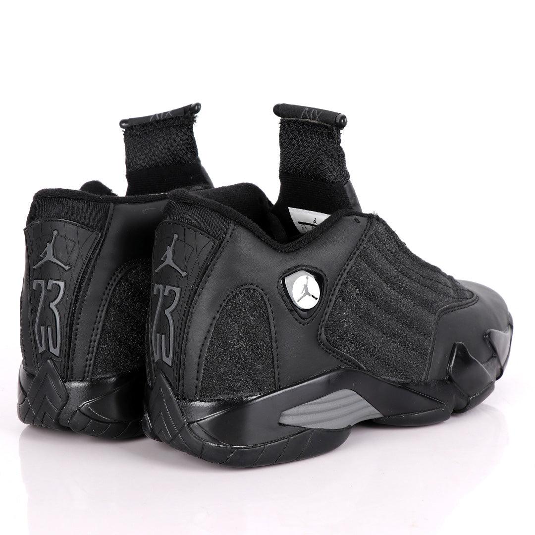 Air Jordan 14 Retro All Black Bumblebee Bourdon Sneakers - Obeezi