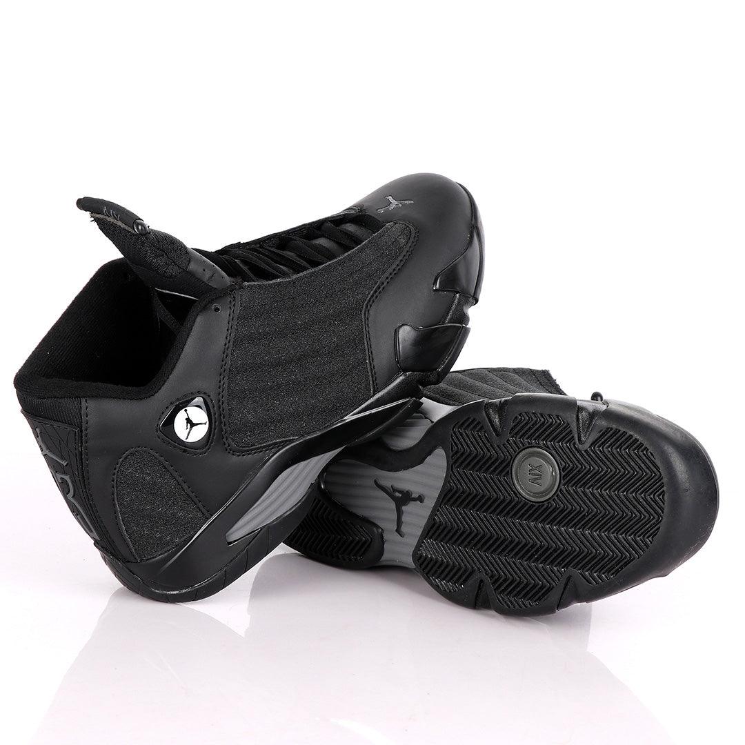 Air Jordan 14 Retro All Black Bumblebee Bourdon Sneakers - Obeezi