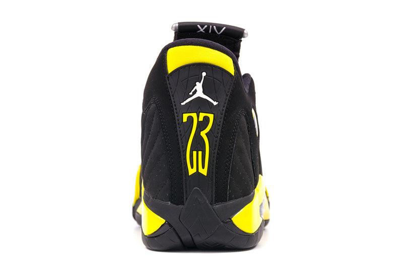 Air Jordan 14 Thunder Black/Vibrant Yellow-White - Obeezi