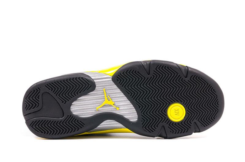 Air Jordan 14 Thunder Black/Vibrant Yellow-White - Obeezi