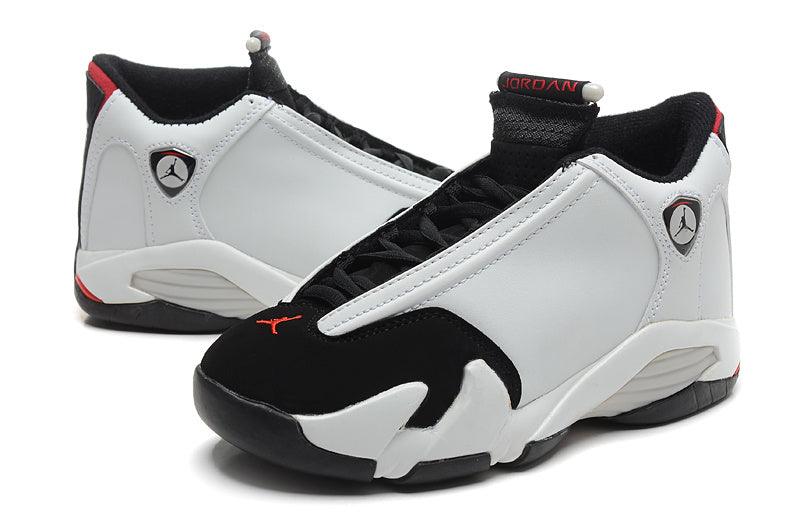 Air Jordan 14 Xiv Gs Black Toe White/Black-Varsity Sneakers - Obeezi