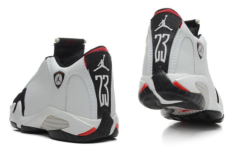 Air Jordan 14 Xiv Gs Black Toe White/Black-Varsity Sneakers - Obeezi