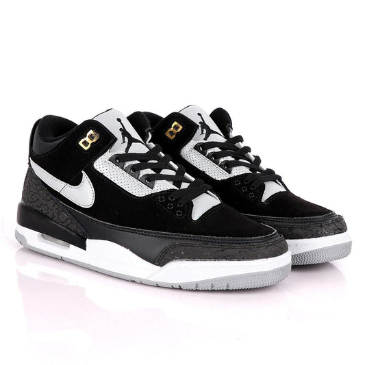 Air Jordan 3 Retro Tinker Suede Black Sneakers - Obeezi