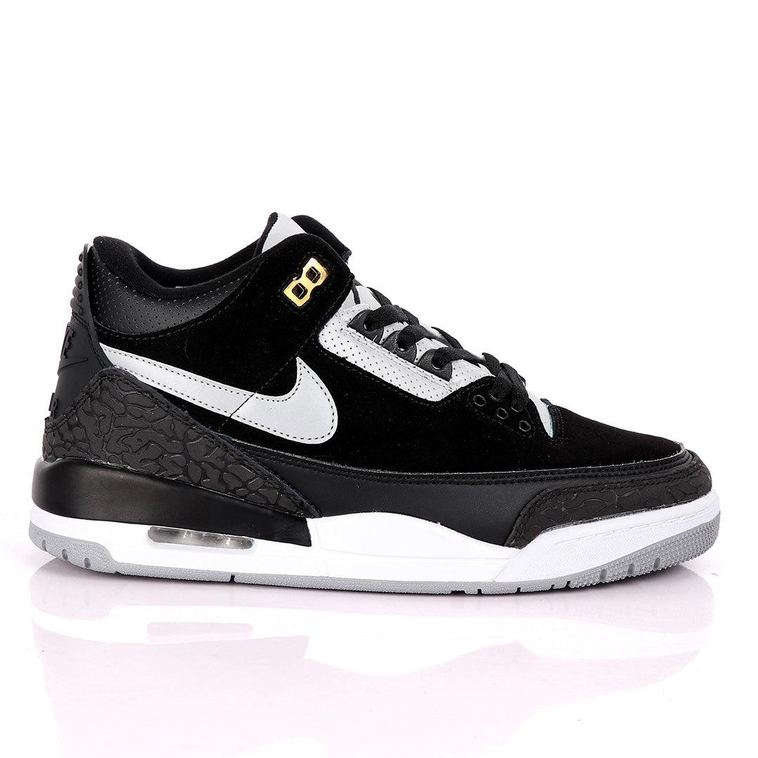 Air Jordan 3 Retro Tinker Suede Black Sneakers - Obeezi