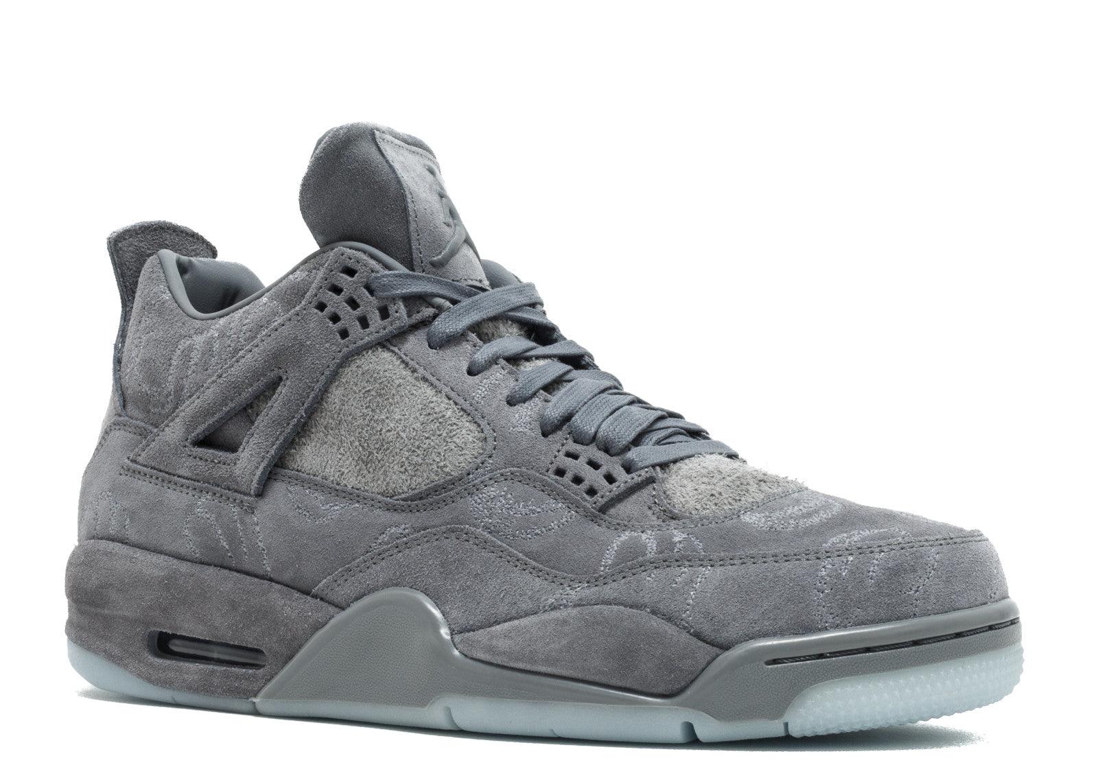 Air Jordan 4 Retro Particle Grey Sneakers - Obeezi