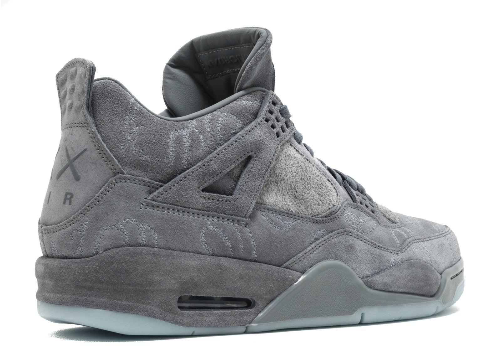 Air Jordan 4 Retro Particle Grey Sneakers - Obeezi