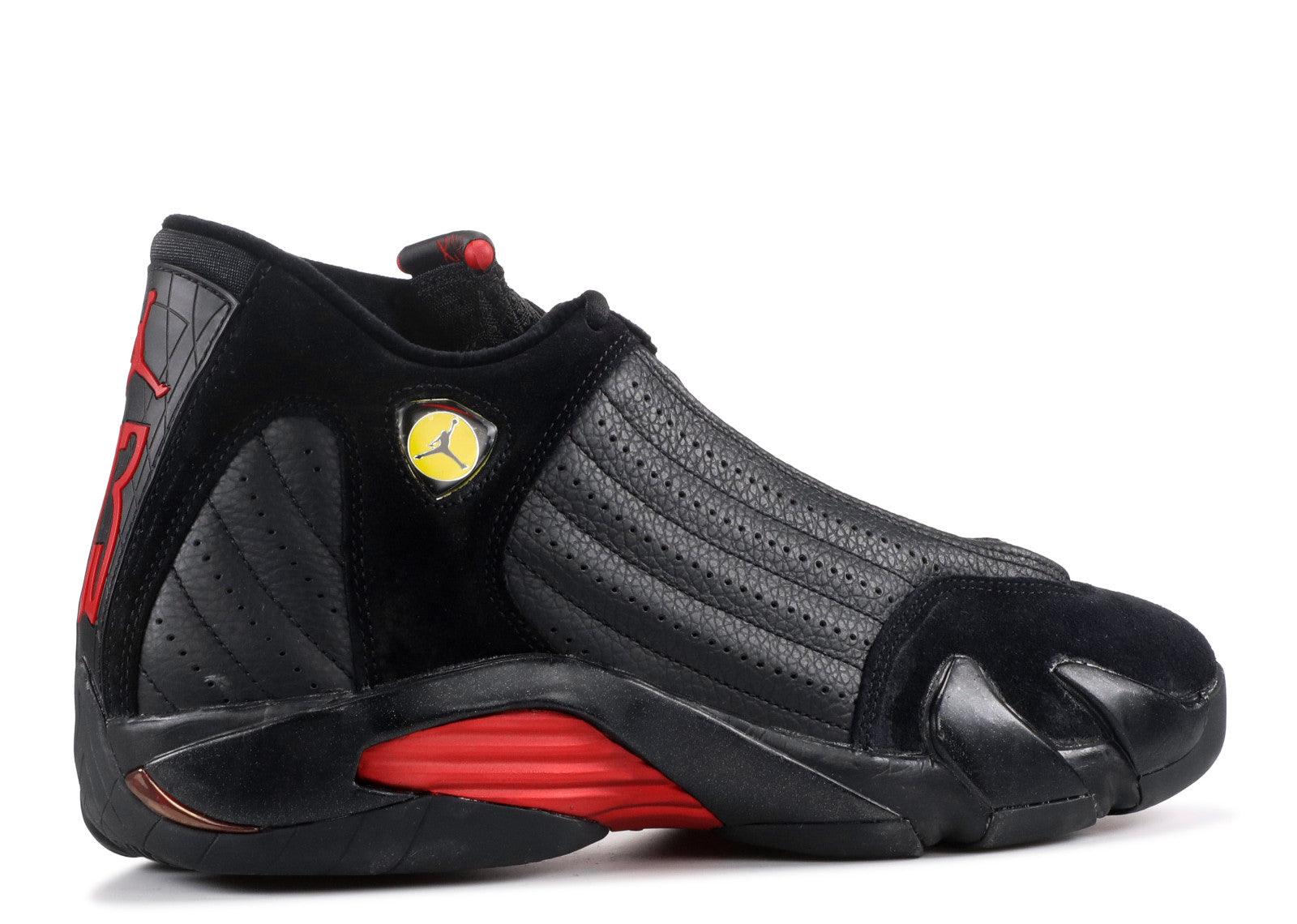 AIR JORDAN AIR JORDAN 14 RETRO BLACK RED - Obeezi