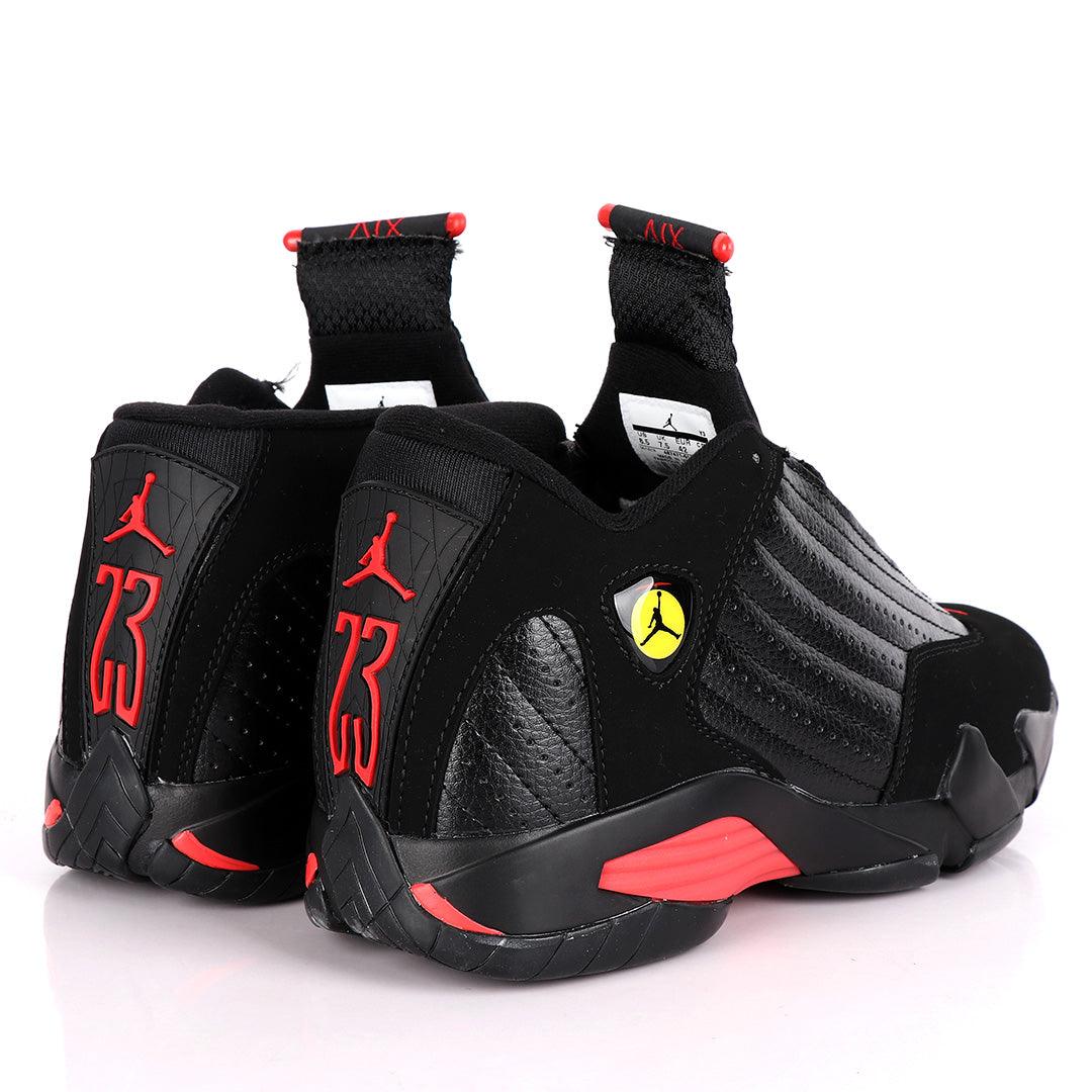 Air Jordan Black-Red Suede Sneakers - Obeezi