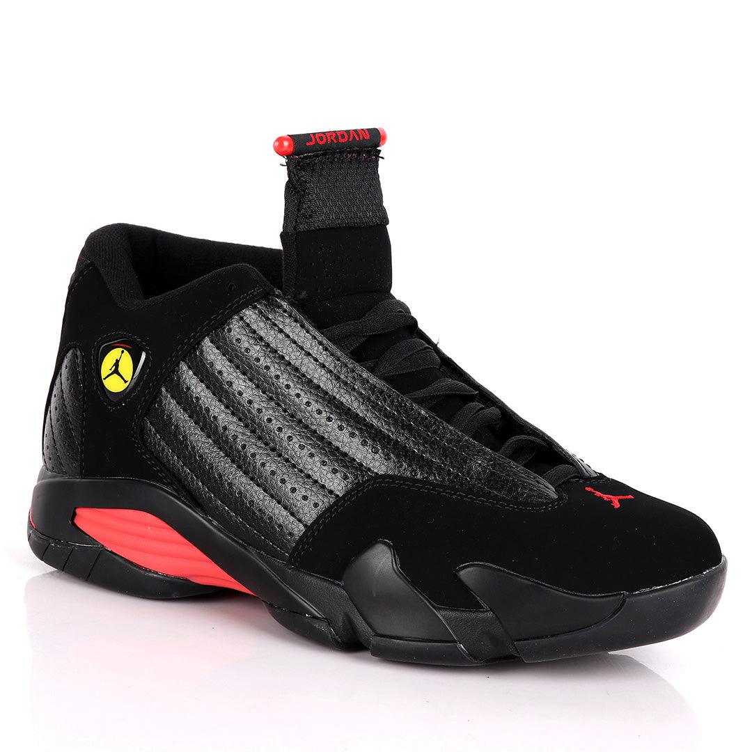 Air Jordan Black-Red Suede Sneakers - Obeezi