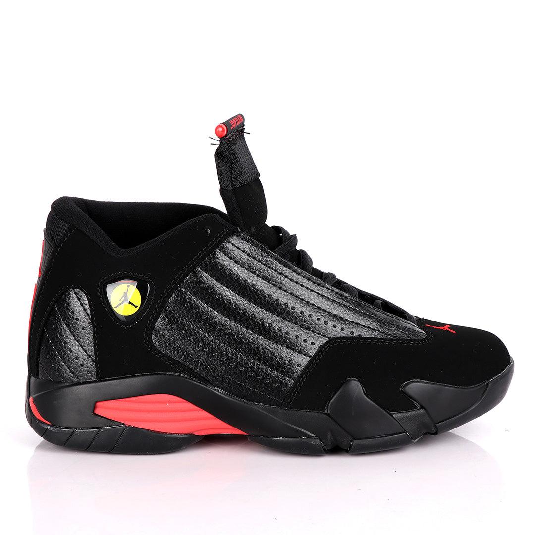 Air Jordan Black-Red Suede Sneakers - Obeezi