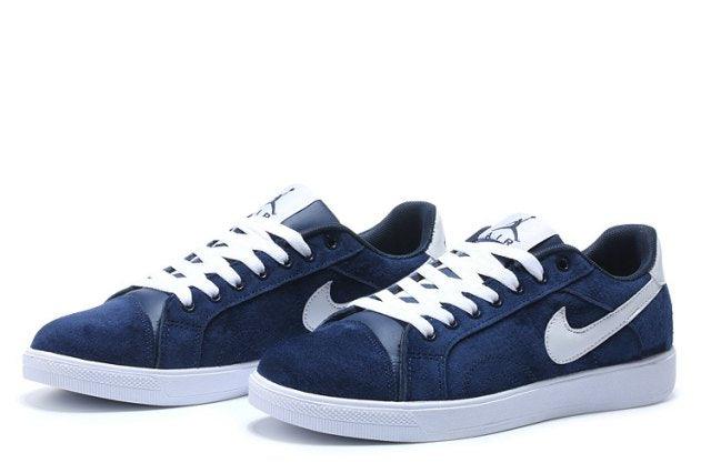 Air Jordan Sky High OG Suede Blue White Men's Running Shoes - Obeezi