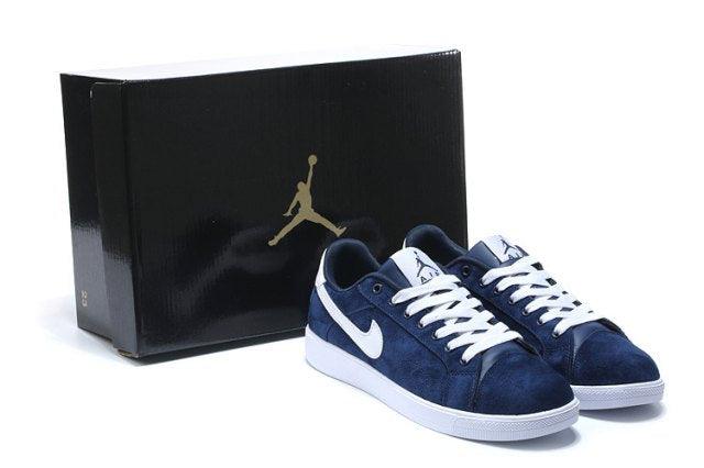 Air Jordan Sky High OG Suede Blue White Men's Running Shoes - Obeezi