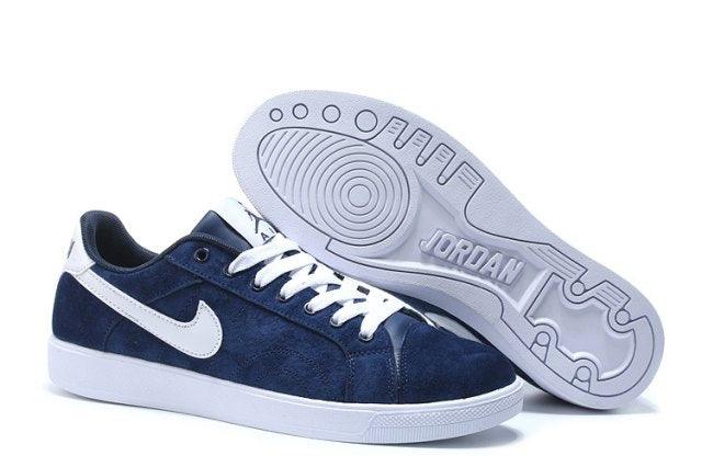 Air Jordan Sky High OG Suede Blue White Men's Running Shoes - Obeezi