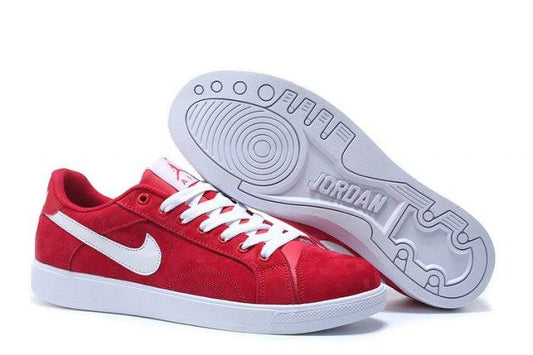 Air Jordan Sky High OG Suede Red White Men's Running Shoes - Obeezi