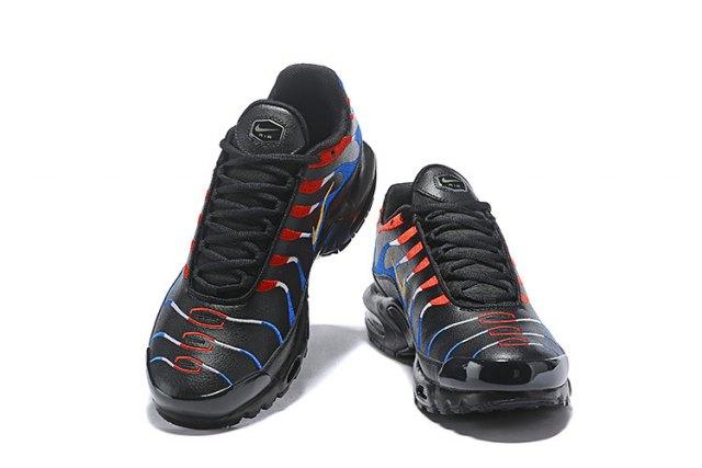 Air Max Plus Tn France Kylian Mbappe Black Blue Red Gold Men's Running Shoes - Obeezi