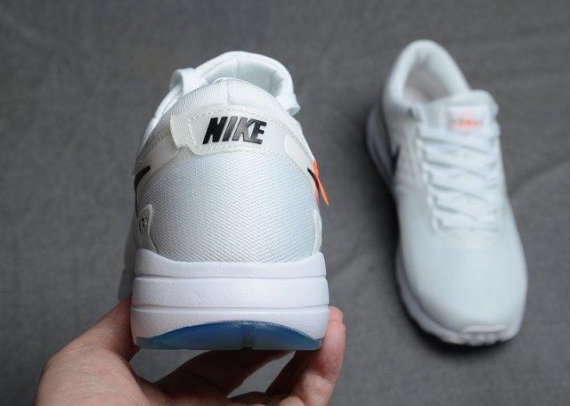 Air Max Zero Off White White Total Orange Black Mens Running Shoes - Obeezi