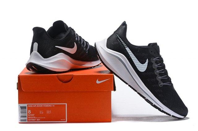AM Zoom Vomero 14 Black White Sneakers - Obeezi