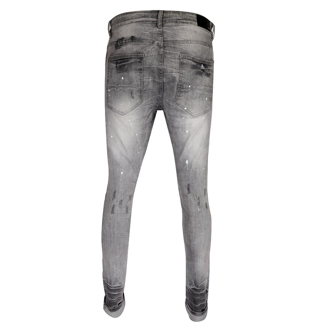 Ami Authentic Men's Ripped Jeans- Black - Obeezi.com