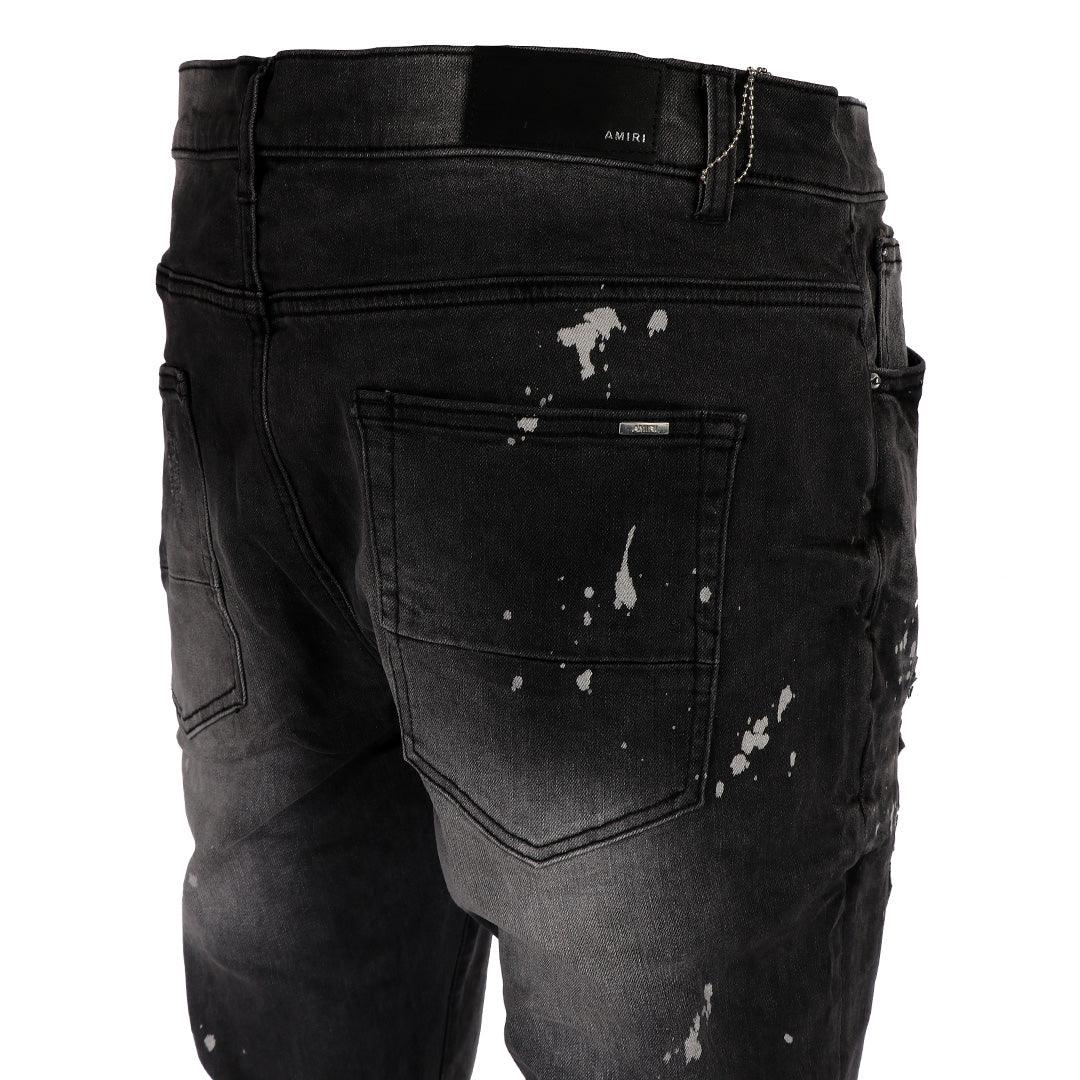 Ami High Quality Ripped Jeans- Black - Obeezi.com