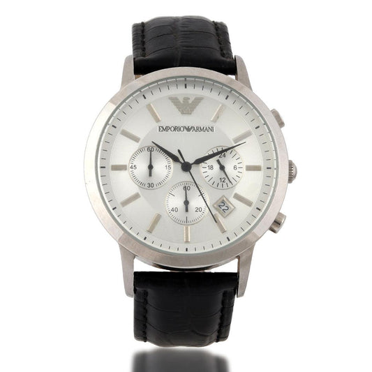 Analogue Leather Black Wrist Watch - Obeezi.com