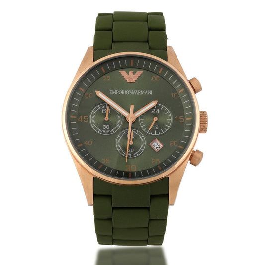 Analogue Silicon Army Green Wrist Watch - Obeezi.com