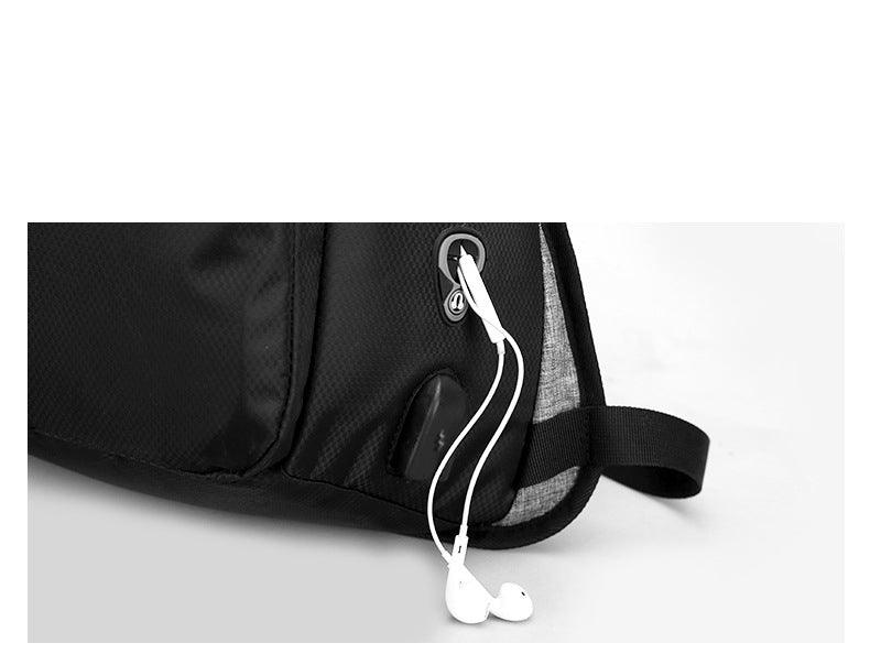 Anti-Theft College Backpack And Security Lock Grey Bag - Obeezi.com