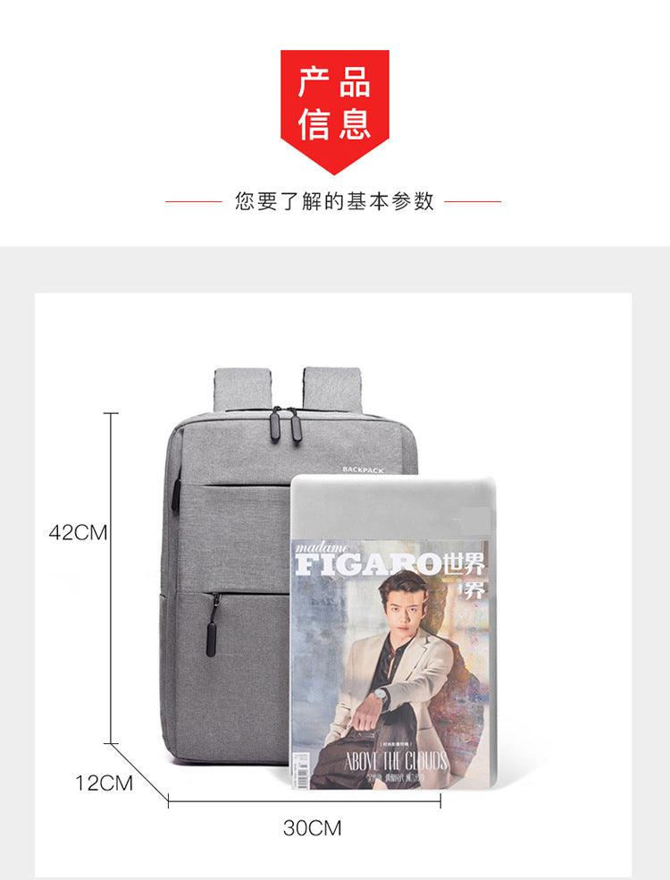 Anti-Theft Quick Response Backpack Bags With Usb Port -Grey - Obeezi.com