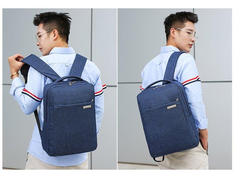 Anti-Theft Smart Backpack & Laptop Outdoor Bags With Large Capacity - Blue - Obeezi.com