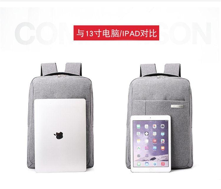 Anti-Theft Smart Backpack & Laptop Outdoor Bags With Large Capacity - Grey - Obeezi.com
