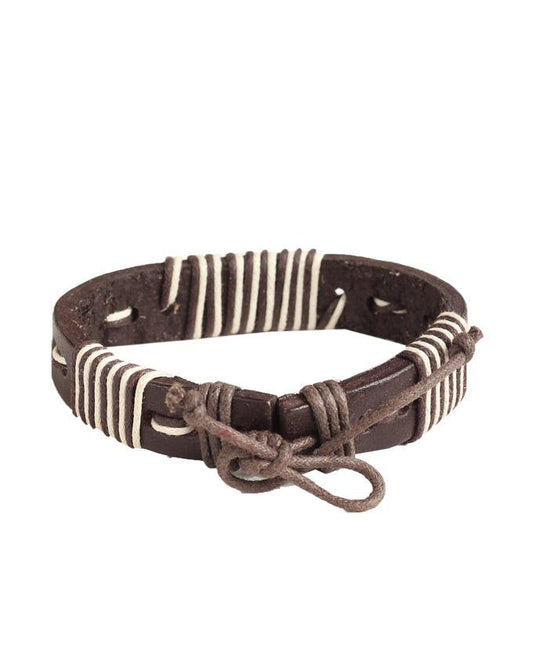 Antique Genuine Leather Bracelets Men'S Bracelets Bangles Jewelry - Obeezi.com