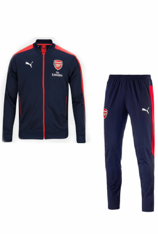 Arsenal Navy Red Tracksuit Training 2018/19 - Obeezi
