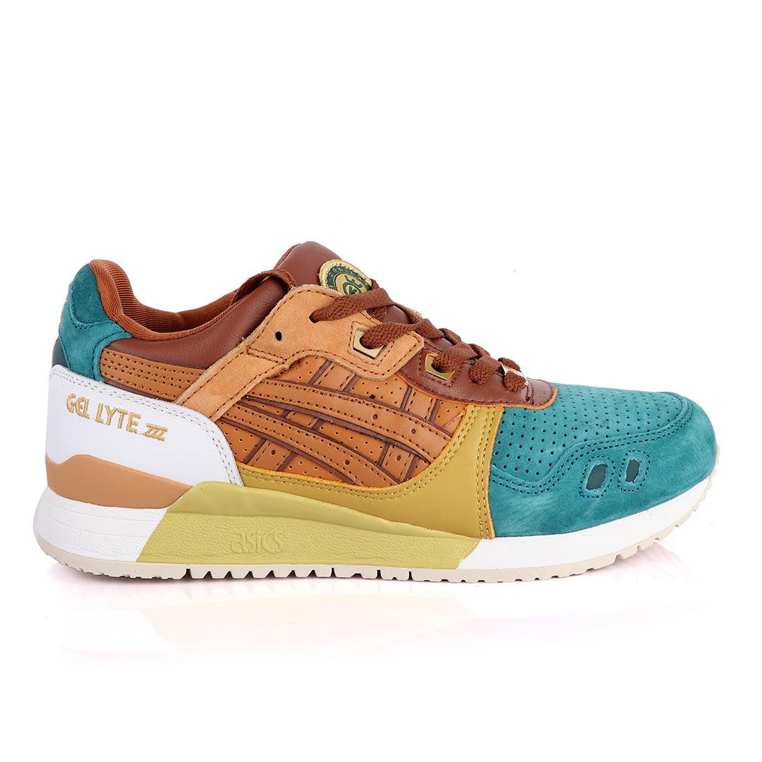 Asicstiger Gel - Lyte III Green Brown Gold Men's Sneakers - Obeezi